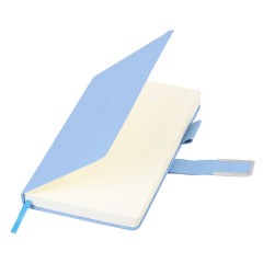 Ежедневник недатированный, А5, 143х210 мм, BRAUBERG "Dainty", под кожу, магнитная застежка, 160 л., голубой, 117144 - фото 4