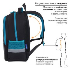 Рюкзак BRAUBERG FAVOUR, 2 отделения, 3 кармана, "Anime fight", 40х29х15 см, 272057 Рюкзак BRAUBERG FAVOUR, 2 отделения, 3 кармана, "Anime fight", 40х29х15 см, 272057 - фото 8