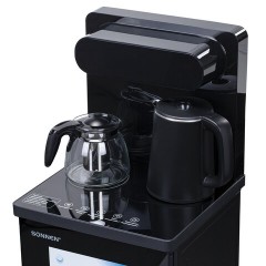 Кулер для воды с чайником SONNEN TBE-01 Tea Bar, напольный, ОХЛАЖДЕНИЕ ЭЛЕКТРОННОЕ, сенсорное управление, пульт ДУ, дисплей, шкафчик, 455749 Кулер для воды с чайником SONNEN TBE-01 Tea Bar, напольный, ОХЛАЖДЕНИЕ ЭЛЕКТРОННОЕ, сенсорное управление, пульт ДУ, дисплей, шкафчик, 455749 - фото 9