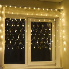 Электрогирлянда-сеть комнатная 1,5х1 м, 120 LED, теплый белый, 220 V, контроллер, ЗОЛОТАЯ СКАЗКА, 591104 - фото 3