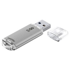 Флеш-память Smartbuy V-Cut, 8Gb, USB 2.0, сереб, SB8GBVC-S - фото 4
