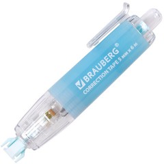 Корректирующая лента BRAUBERG PASTEL 360, 5 мм х 6 м, ассорти, автоматическая, блистер, 272662 Корректирующая лента BRAUBERG PASTEL 360, 5 мм х 6 м, ассорти, автоматическая, блистер, 272662 - фото 2