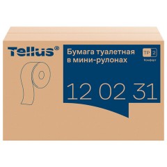 Бумага туалетная д/дисп Торк/Tellus T2 Комфорт в мини 2сл 12рул/уп_120231