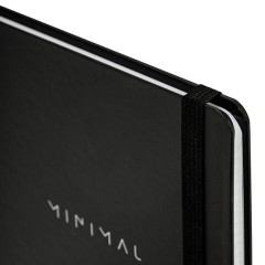 Блокнот с резинкой в клетку 96 л., А5 145х203 мм, твердая обложка, BRAUBERG, "Minimal", чёрный, 115532 Блокнот с резинкой в клетку 96 л., А5 145х203 мм, твердая обложка, BRAUBERG, "Minimal", чёрный, 115532 - фото 4