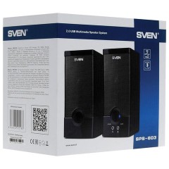 Колонки компьютерные SVEN SPS-603, 2.0, 2х3 Вт, дерево, черные, SV-015183 Колонки компьютерные SVEN SPS-603, 2.0, 2х3 Вт, дерево, черные, SV-015183 - фото 8
