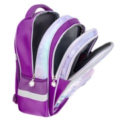 Рюкзак SNOOBAG (СНУБЭГ) FLOSSY, 2 отделения, 3 кармана, "Мечтатель", объемный дизайн, 40х28х18 см, 274441 - фото 7