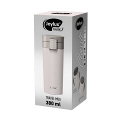 Термокружка 380 мл JOYLUX (ДЖОЙЛЮКС) CLASSIC, нержавеющая сталь SUS304, белый матовый, 700271 - фото 6
