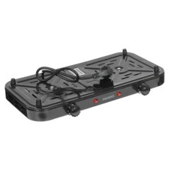 Настольная электрическая плита CENTEK CT-1507, 2000Вт, 2 конфорки, 5 режимов нагрева, черная, CT-1507 Black Настольная электрическая плита CENTEK CT-1507, 2000Вт, 2 конфорки, 5 режимов нагрева, черная, CT-1507 Black - фото 4