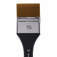 Кисть художественная профессиональная, синтетика, флейц, № 50, BRAUBERG ART CLASSIC, 201037 Кисть художественная профессиональная, синтетика, флейц, № 50, BRAUBERG ART CLASSIC, 201037 - фото 3