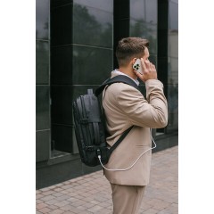 Рюкзак-сумка HEIKKI UTILITY (ХЕЙКИ) универсальный, 2 отделения, отделение для ноутбука, USB-порт, 45х31х18 см, 273861 - фото 17