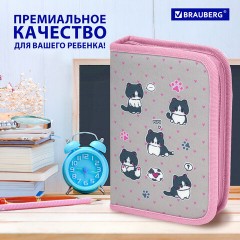 Пенал BRAUBERG, 1 отделение, полиэстер, 21х14 см, "Cat patches", 272327 Пенал BRAUBERG, 1 отделение, полиэстер, 21х14 см, "Cat patches", 272327 - фото 13