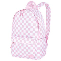 Рюкзак HEIKKI POSITIVE (ХЕЙКИ) универсальный, карман-антивор, "Pastel Chess", 42х28х14 см, 273856