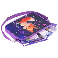 Папка на молнии с ручками BRAUBERG KIDS А4, 1 отделение, регулируемый плечевой ремень, 60 мм, "Fairy fox", 273317 - фото 9