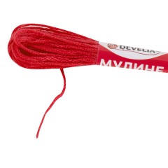 Нитки для вышивания (мулине), набор 50 цветов, 8 м, полиэфир, DEVELIA (ДЕВЕЛИЯ), 665431 - фото 5