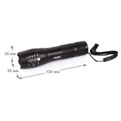 Фонарь CAMELION XML-T6, ЯРКИЙ, ZOOM, 5 режимов, питание 3xAAА или 18650 (не в комплекте), LED51530 Фонарь CAMELION XML-T6, ЯРКИЙ, ZOOM, 5 режимов, питание 3xAAА или 18650 (не в комплекте), LED51530 - фото 5
