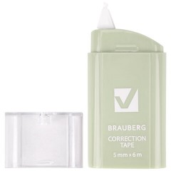 Корректирующая лента BRAUBERG COMPACT PASTEL, 5 мм х 6 м, КОМПЛЕКТ 6 штук, пенал с zip-lock, 272496 - фото 6