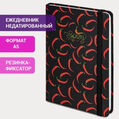 Ежедневник недатированный с резинкой А5 (145х203 мм), BRAUBERG, твердый, 128 л., "Spicy", 114560 Ежедневник недатированный с резинкой А5 (145х203 мм), BRAUBERG, твердый, 128 л., "Spicy", 114560 - фото 11