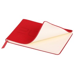 Еженедельник датированный 2026 МАЛЫЙ ФОРМАТ 105х160 мм, А6, BRAUBERG "Imprint", тиснение, красный, 117211 - фото 3