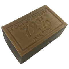 Мыло хозяйственное 72% 250 г (Меридиан), без упаковки, МИНПРОМТОРГ - фото 3