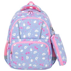 Рюкзак BRAUBERG KIDS SET, с пеналом в комплекте, 2 отделения, "Rainbow clouds", 37x28x16 см, 272100 Рюкзак BRAUBERG KIDS SET, с пеналом в комплекте, 2 отделения, "Rainbow clouds", 37x28x16 см, 272100 - фото 2
