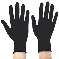 Перчатки нитриловые смотровые SFM Supersoft N136, Германия, 100 пар (200 шт.), размер L (большой), черные Перчатки нитриловые смотровые SFM Supersoft N136, Германия, 100 пар (200 шт.), размер L (большой), черные - фото 2