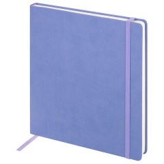 Скетчбук, слоновая кость 140 г/м2 200х200 мм, 80 л., КОЖЗАМ, резинка, BRAUBERG ART CLASSIC, пастель сиреневый, 116881 Скетчбук, слоновая кость 140 г/м2 200х200 мм, 80 л., КОЖЗАМ, резинка, BRAUBERG ART CLASSIC, пастель сиреневый, 116881 - фото 2