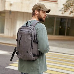 Рюкзак BRAUBERG URBAN универсальный, с отделением для ноутбука, USB-порт, "Charge", серый, 46х31х15 см, 271655 Рюкзак BRAUBERG URBAN универсальный, с отделением для ноутбука, USB-порт, "Charge", серый, 46х31х15 см, 271655 - фото 19