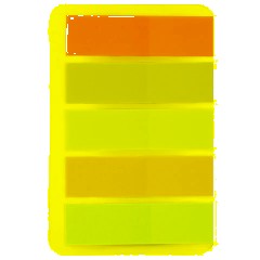 Закладки клейкие пастельные BRAUBERG PASTEL, НАБОР 300 штук (15 цветов х 20 листов), 45х12 мм, 116682 - фото 3