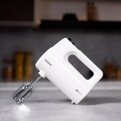 Миксер TIMBERK T-HM40S48, 700 Вт, 5 скоростей, 2 венчика, 2 крюка для теста, белый Миксер TIMBERK T-HM40S48, 700 Вт, 5 скоростей, 2 венчика, 2 крюка для теста, белый - фото 7