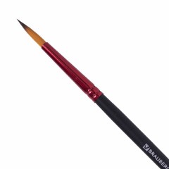 Кисть синтетика, круглая № 4, BRAUBERG PREMIUM, 201003 Кисть синтетика, круглая № 4, BRAUBERG PREMIUM, 201003 - фото 2