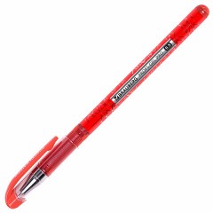 Ручка гелевая BRAUBERG "Profi-Gel PRO", КРАСНАЯ, линия письма 0,4 мм, игольчатый наконечник 0,5 мм, печать на корпусе, 144126 Ручка гелевая BRAUBERG "Profi-Gel PRO", КРАСНАЯ, линия письма 0,4 мм, игольчатый наконечник 0,5 мм, печать на корпусе, 144126 - фото 3