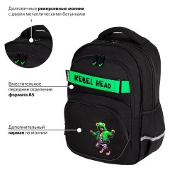 Рюкзак BRAUBERG MOTION, 2 отделения, 3 кармана, "Be cool", 41х28х17 см, 273116 - фото 13