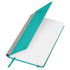 Ежедневник датированный 2026 А5 138x213 мм, BRAUBERG "Mosaic", под кожу, держатель для ручки, бирюза, 117110 - фото 5