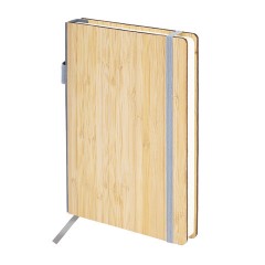 Ежедневник недатированный, А5, 145х213 мм, BRAUBERG "Bamboo", резинка-фиксатор, держатель для ручки, 160 л., бамбук, 117137 - фото 2