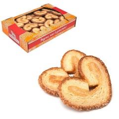 Печенье слоеное СЕВЕРНАЯ СТОЛИЦА "Валентинки", 430 г, картонная коробка, 00--00000297 - фото 2