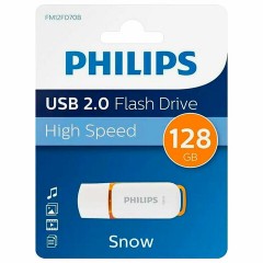 Флеш-диск 128 GB PHILIPS SNOW, разъем USB 2.0, желтый, FM12FD70B/97 Флеш-диск 128 GB PHILIPS SNOW, разъем USB 2.0, желтый, FM12FD70B/97 - фото 3