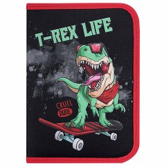 Пенал ПИФАГОР, 1 отделение, 2 откидные планки, полиэстер, 20х14 см, "T-Rex Life", 271513 Пенал ПИФАГОР, 1 отделение, 2 откидные планки, полиэстер, 20х14 см, "T-Rex Life", 271513 - фото 2