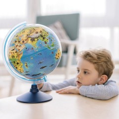 Глобус зоогеографический GLOBEN "Классик Евро", 25 см, с подсветкой, детский, Ке012500270 Глобус зоогеографический GLOBEN "Классик Евро", 25 см, с подсветкой, детский, Ке012500270 - фото 6