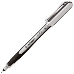 Ручка капиллярная (линер) ЧЕРНАЯ CENTROPEN "Elite liner", линия 0,3 мм, 4721, 247210112