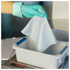 Перчатки VILEDA PROFESSIONAL нитриловые, МНОГОРАЗОВЫЕ, универсальные, антиаллергенные, XL (очень большой), зеленый, 174385 - фото 2