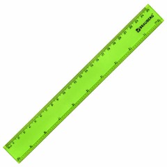 Линейка пластиковая 25 см, BRAUBERG, прозрачная, неоновая, ассорти, 210835 Линейка пластиковая 25 см, BRAUBERG, прозрачная, неоновая, ассорти, 210835 - фото 2