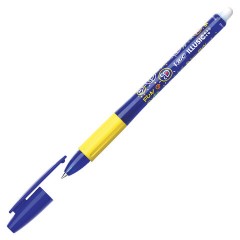 Ручка стираемая гелевая с грипом BIC "Gelocity Illusion", СИНЯЯ, корпус синий, линия 0,3 мм, 516518 Ручка стираемая гелевая с грипом BIC "Gelocity Illusion", СИНЯЯ, корпус синий, линия 0,3 мм, 516518 - фото 4