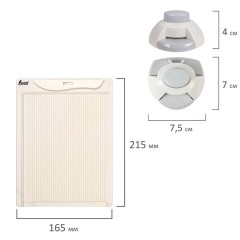 Доска для биговки МАЛАЯ 16х21,5 см и дырокол угла, НАБОР, ОСТРОВ СОКРОВИЩ, 662780 Доска для биговки МАЛАЯ 16х21,5 см и дырокол угла, НАБОР, ОСТРОВ СОКРОВИЩ, 662780 - фото 14