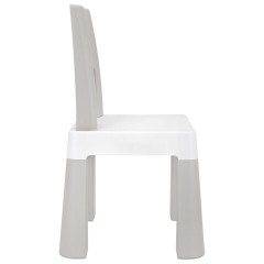 Стол детский + стул BRABIX KIDS CS-003, 2-7 лет, пластик белый + серый, 533292 - фото 8