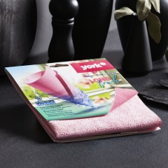 Салфетка из МИКРОФИБРЫ ГУБЧАТАЯ PVA/ПВА СУПЕРВПИТЫВАЮЩАЯ 30х30 см, Long Fresh, розовая, 275 г/м2, YORK, 26250 - фото 8