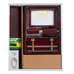 Набор подарочный настольный BESTAR "Artemis" из дерева, 11 предметов, цвет "красное дерево", 236358 - фото 2