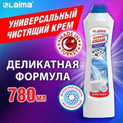 Чистящее средство универсальное крем 780 мл, LAIMA PROFESSIONAL "White fresh", 608661 Чистящее средство универсальное крем 780 мл, LAIMA PROFESSIONAL "White fresh", 608661 - фото 8