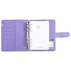 Ежедневник-органайзер недатированный B6 150x190 мм BRAUBERG "Comodo", под кожу, 160 л., сиреневый, 116208 - фото 2