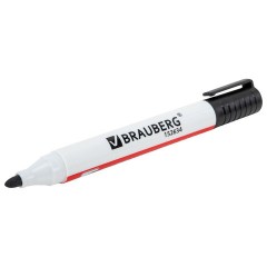 Маркер стираемый для белой доски ЧЕРНЫЙ, BRAUBERG "ULTRA WHITEBOARD MARKER", 3 мм, с клипом, 152634 - фото 7