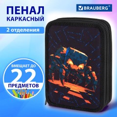 Пенал BRAUBERG, 2 отделения, полиэстер, 21х14 см, "Fire spider", 273537 Пенал BRAUBERG, 2 отделения, полиэстер, 21х14 см, "Fire spider", 273537 - фото 8